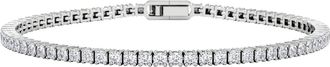 The Diamond Store Lab Diamond Tennis Bracelet 3.00ct in 925 Silver