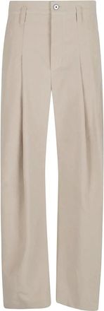 Brunello Cucinelli Broeken, Dames, Beige, S, Katoen, Stretch Katoen Moleskin Vijf-Pocket Broek
