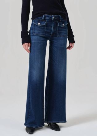 Citizens Of Humanity Raven Patch Pocket Wide Leg Jean In Regency