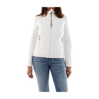 Guess Jassen, Dames, Wit, S, Nylon, Vona Jacket