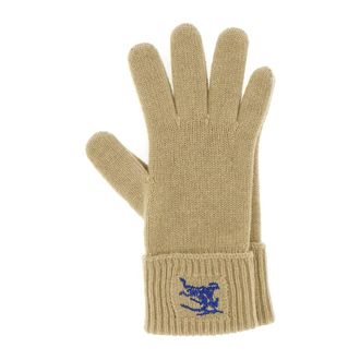 Burberry Cashmere Blend Knit Gloves - unisex - Burberry - Gloves - Green - M/L - Accessories