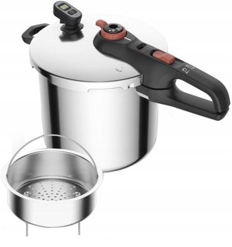 T-fal Olla A Presi&oacute;n Tefal Secure Pressure De 8 Litros
