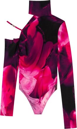 Versace Jeans Couture floral-print bodysuit - Pink