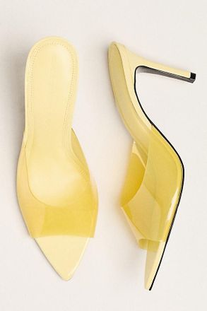 Black Suede Studio Belle Heeled Mules