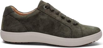 Aetrex Womens Courtney Lace-Up Sneakers In Dark Green