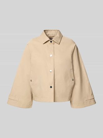 Monari Jacke mit Druckknopfleiste in Camel, Gr&ouml;&szlig;e 34