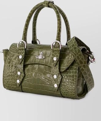 Vivienne Westwood mini calfskin leather crossbody bag