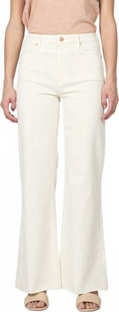 Dear John Denim Fiona Hi-Rise Wide Leg Jeans In Wheat