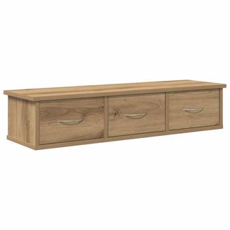 vidaXL Vidaxl - Armario De Pared Madera Ingenier&iacute;a Roble Artisan 88x26x18,5 Cm