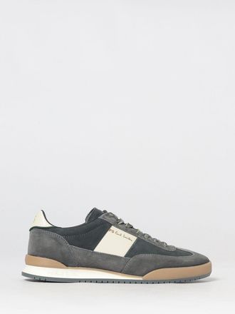 Paul Smith Dover Bicolor Suede and Smooth Leather Sneakers with Logo