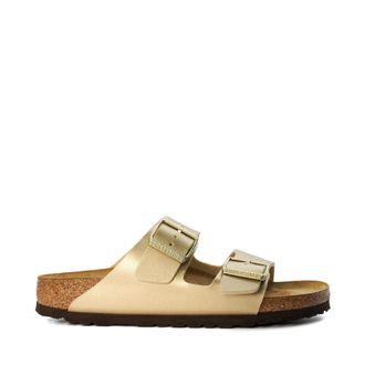 Dune London Womens Birkenstock Ladies Arizona Birko F - Two Strap Sandals - Gold - Size UK 6
