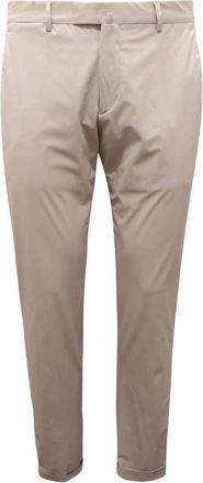BRIGLIA 1949 Slim Tech Broek Made in Italy - Heren - Chinos - Beige - S - Broeken