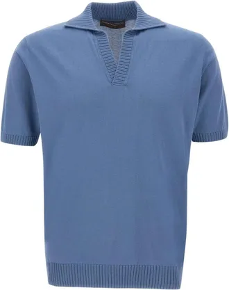 FILIPPO DE LAURENTIIS Hombre, Camisetas, Azul, Talla: 2XL