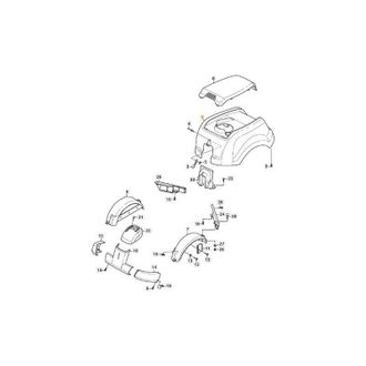 STIGA Sports Cap&oacute; Del Motor (amarillo) 1-00 Original Stiga - 1134-5263-02