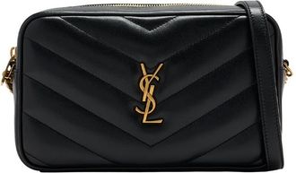 Saint Laurent Black Loulou Small Crossbody Bag