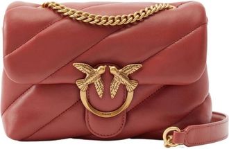 Pinko Cross Body Bags, female, Red, Size: ONE SIZE Stylish Handbag for Fashionable Women