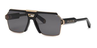Philipp Plein SPP147M 0301 Mens Sunglasses Gold Size 63