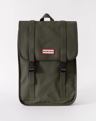 Hunter Mens Crovie Backpack in Dark Green - One Size