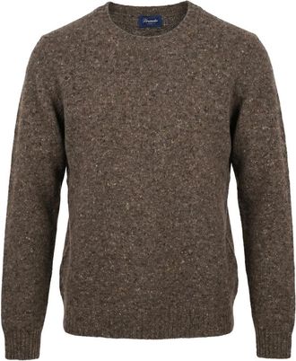 Drumohr Flecked-knit Wool Sweater