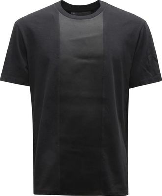 Neil Barrett Tops, Heren, Zwart, L, Satijn, Slim Satin Streep Italiaans Overhemd