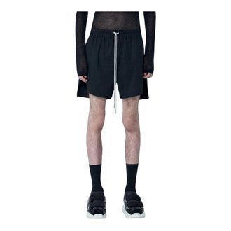 Rick Owens Casual Shorts, male, Black, Size: XS Drawstring Shorts