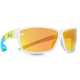 Gloryfy unbreakable eyewear (G13 White neo green) - Unzerbrechliche Sonnenbrille, Sport, Damen, Herren, Grün-Wieß