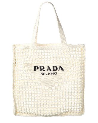 Prada Dnu Pack Prada Logo Crochet Tote