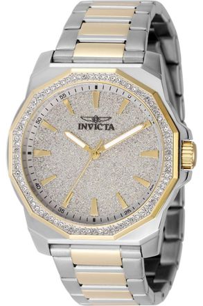 Invicta Speedway 49126 Heren Horloge - Quartz Uurwerk - Roestvrij Staal met zilveren Wijzerplaat - 42mm