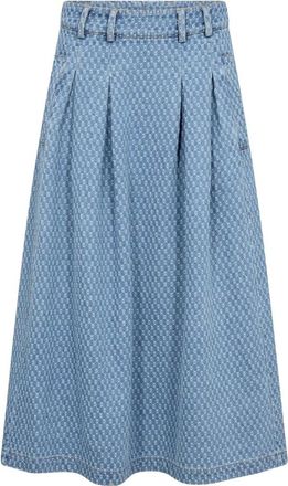 Co'Couture Falda Anya de Plisado - Skirts - Mujer - Azul - XL