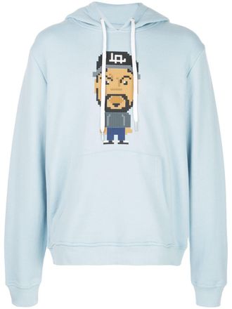 Mostly Heard Rarely Seen CMPTN printed hoodie - Blue