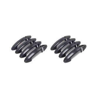 OEM Paquete De 2 Pegatinas Para Cubrir Las Manijas Exteriores De Las Puertas Del Ford Fiesta De 2009, 2010, 2011 Y 2012, Fabricadas En Fibra De Carbono