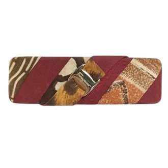 Ferragamo Pre-owned Accessories, female, Red, Size: ONE SIZE Pre-owned Fabric hair-accessories