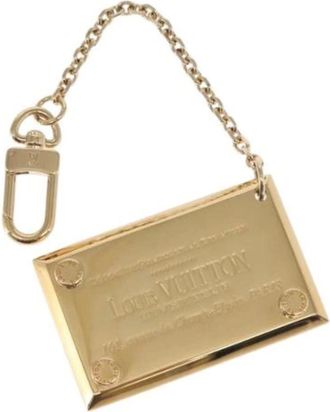 Louis Vuitton Pre-owned Accessories, female, Yellow, Size: ONE SIZE Pre-owned Metal Key-holder