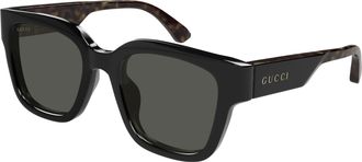 Gucci Grey Square Mens Sunglasses GG1670SK 001 52