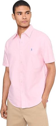 Polo Ralph Lauren Classic Fit Garment-Dyed Oxford Shirt Mens Clothing Carmel Pink : 2XL, Cotton