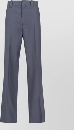 Christophe Lemaire tailored trousers belt loops side pockets