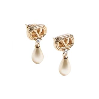 Valentino Garavani Earrings, female, Yellow, Size: ONE SIZE Earrings