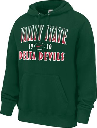 Nike Mens College (Mississippi Valley State) Club Fleece Pullover Hoodie in Green | M31233MVSUA26-DGR