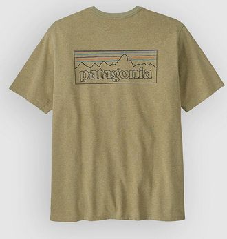 Patagonia P-6 Logo Responsibili T-Shirt gr&uuml;n