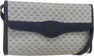 Gucci Pre-owned Plastic Schoudertas - Dames - Vintage Schoudertas - Blauw - ONE Size - Vintage