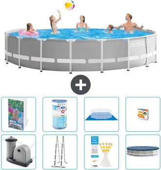 Intex Piscina Prism Frame Redonda - 549x122 Cm - 9-piezas S541