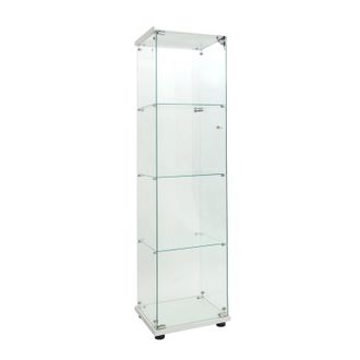OEM Vitrina Expositora, Dise&ntilde;o Moderno, Capacidad De Carga Ajustable, Color Blanco