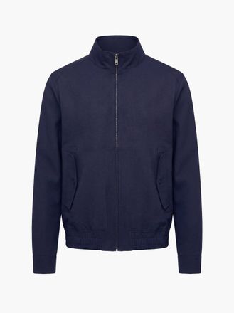 Genti Bolton Zip Jacket | Donkerblauw