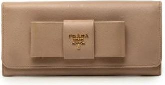 Prada Pre-owned Long Wallet - Dames - Vintage Accessoires - Bruin - ONE Size - Leer - Vintage