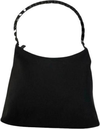 Ferragamo Pre-owned Fabric Schoudertas - Dames - Vintage Schoudertas - Zwart - ONE Size - Vintage