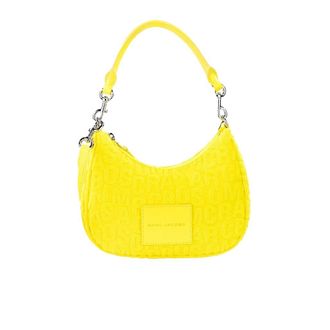 Marc Jacobs Marc Jacobs Monogram Terry Fabric Golden Kiwi Hobo Shoulder Bag Womens Purse