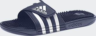 adidas Badesandale ADIDAS SPORTSWEAR ADISSAGE BADESCHLAPPEN, Damen, Gr. 40,5, blau (dunkelblau, ftwr wei&szlig;, dunkelblau), Synthetik, Schuhe Badesandale, Badela