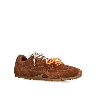 Steve Madden Mens Leather Midas Brown Sneakers - Size UK 11