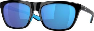 Costa 6S9005 Cheeca Polarized 900512 Mens Sunglasses Black Size 57