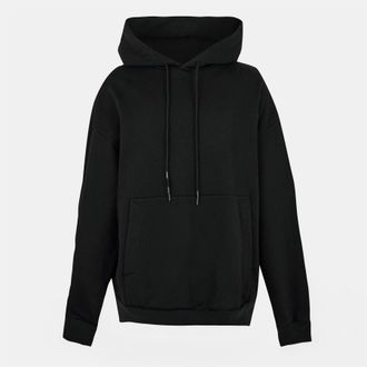Off-white Mens Off White Hooded Neck Long Sleeve Sweatshirt in Black - Size Small